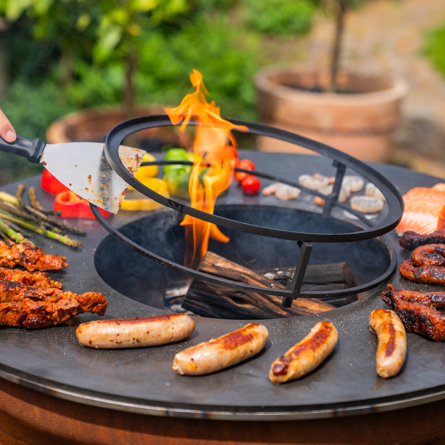 Piastra per barbecue Plancha Low Wok Ring