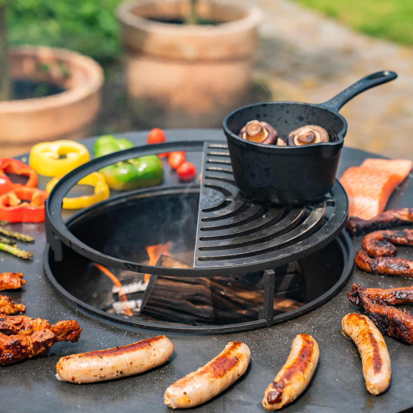 Plancha Half Grillrooster 36,5x18cm - BBQ Accessoire