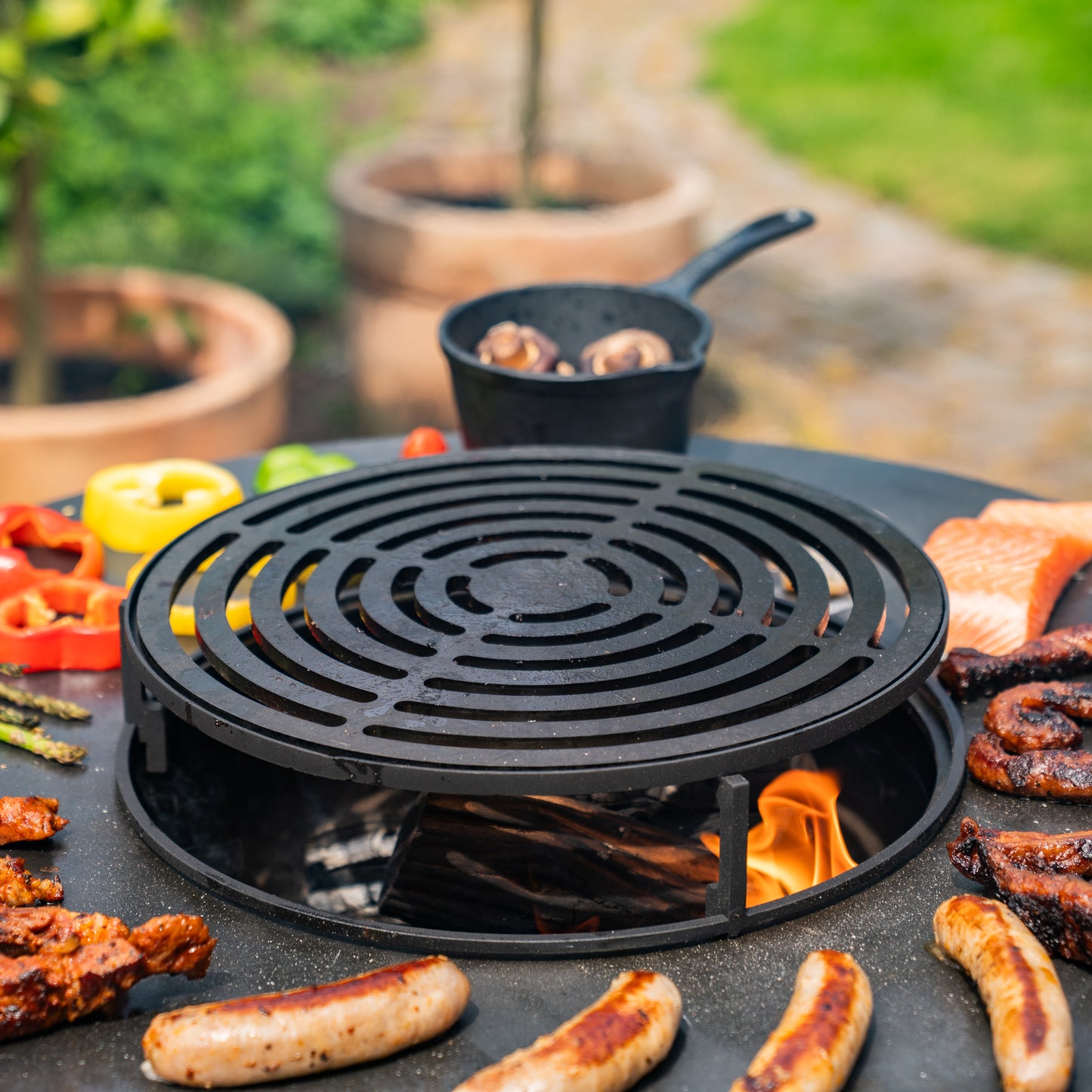 Piastra per barbecue Plancha Low Wok Ring