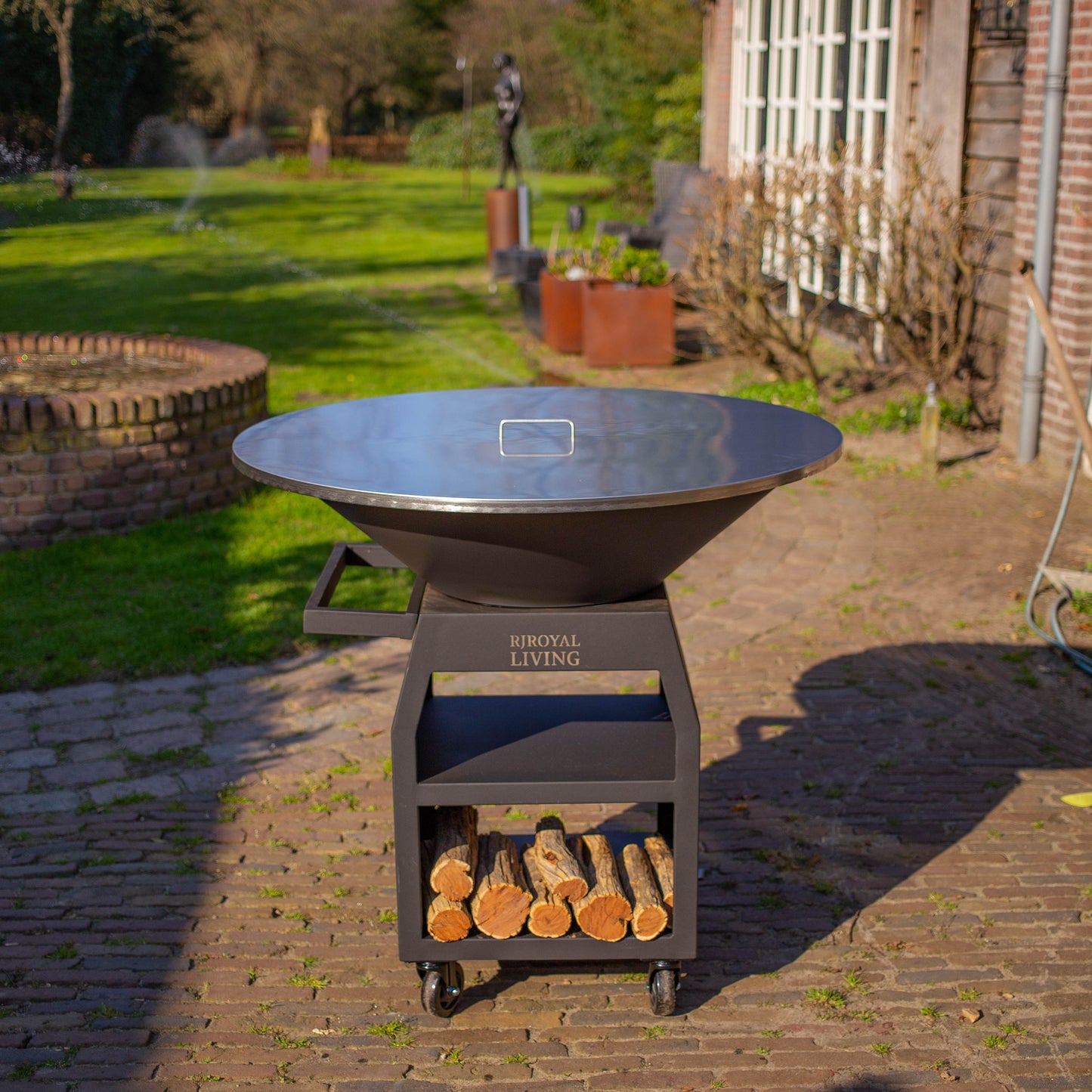 Piastra di copertura per plancha in acciaio inox 304 per barbecue