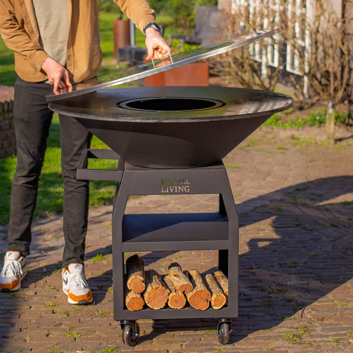 Piastra di copertura per plancha in acciaio inox 304 per barbecue