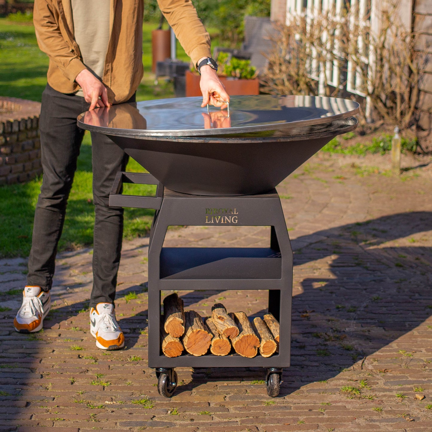 Piastra di copertura per plancha in acciaio inox 304 per barbecue