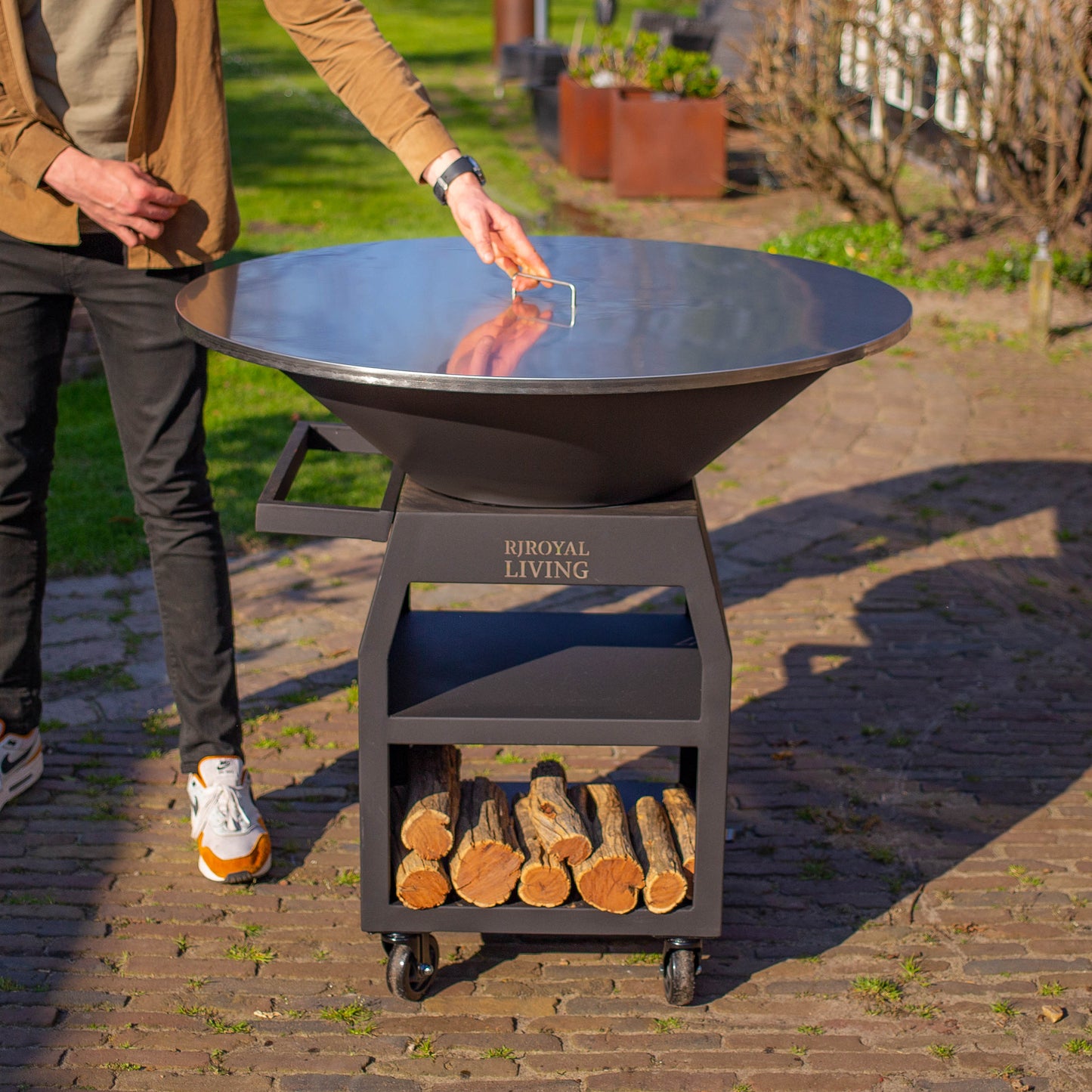 Piastra di copertura per plancha in acciaio inox 304 per barbecue