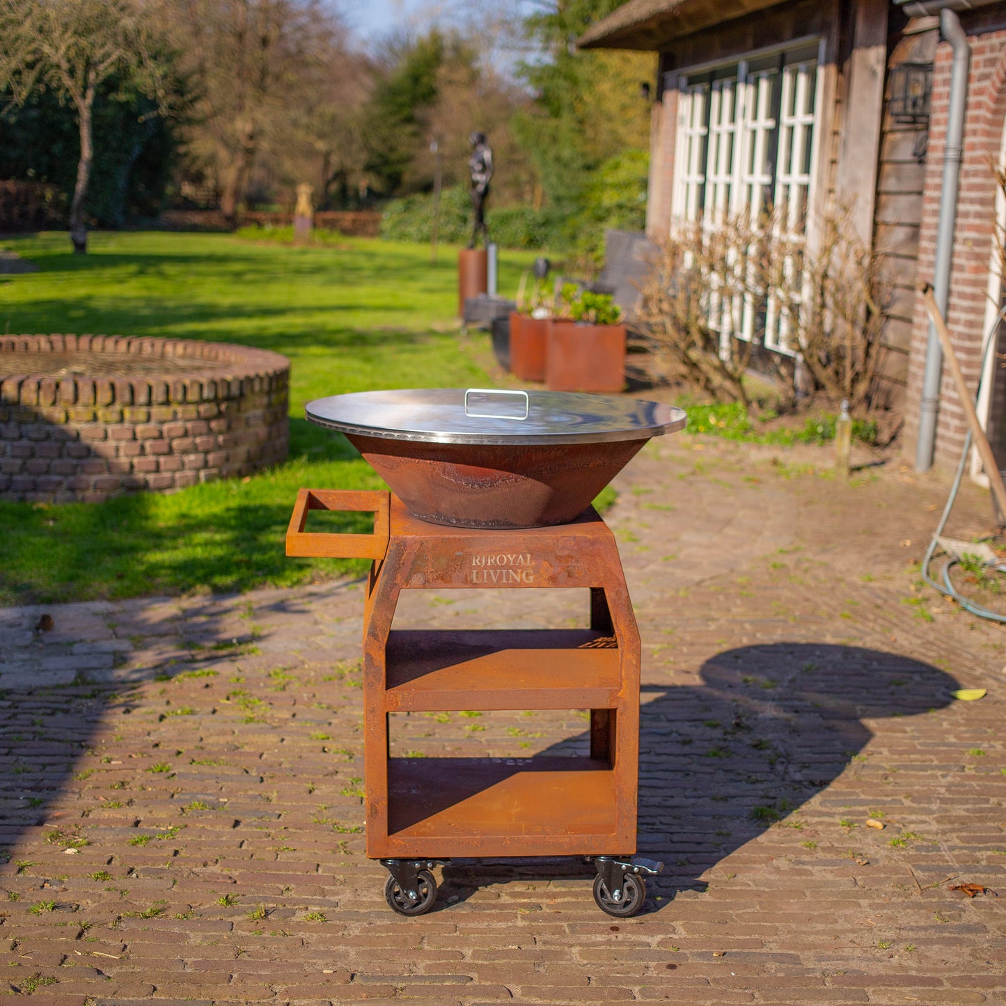 Piastra di copertura per plancha in acciaio inox 304 per barbecue