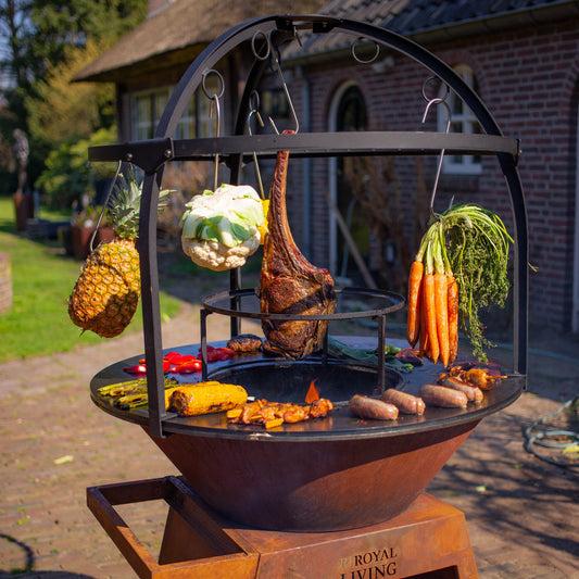 Griglia per barbecue Plancha Cage 80 cm Ø