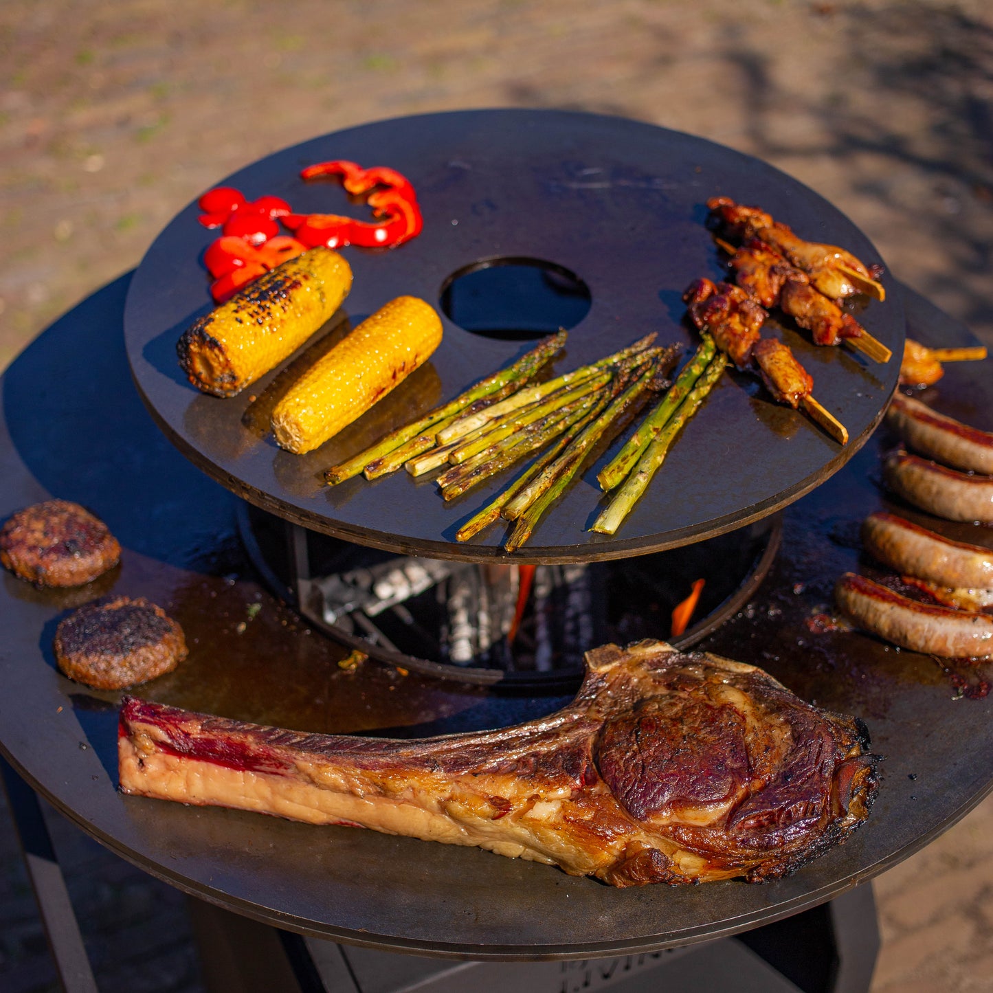 Piastra di cottura estensione plancha BBQ