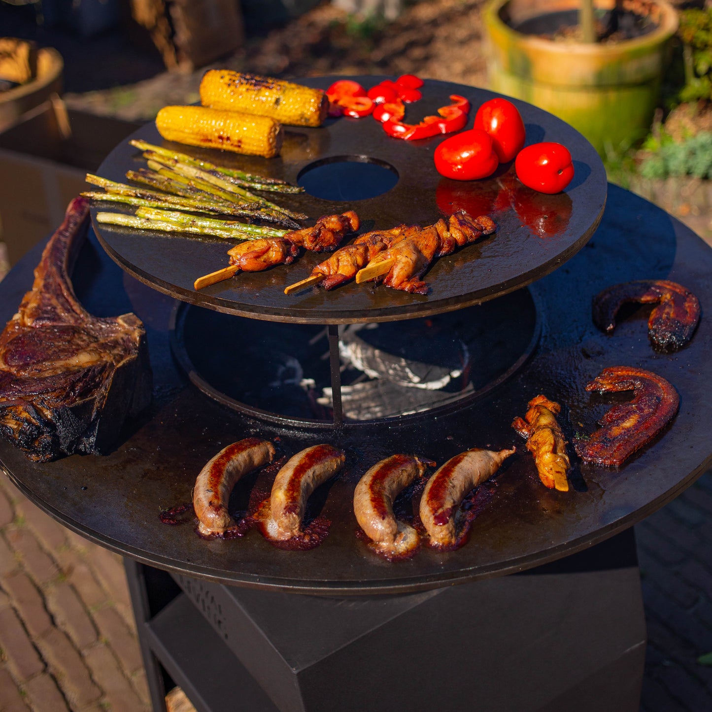 Piastra di cottura estensione plancha BBQ