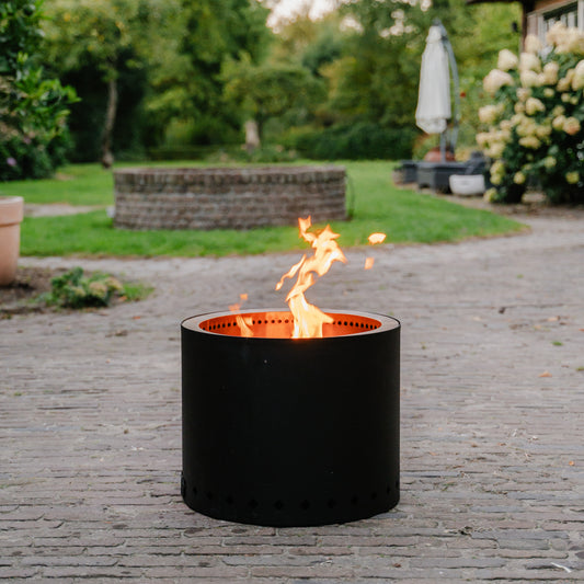 Cesto per il fuoco e barbecue senza fumo Fuego Lujo Blackline 49Ø